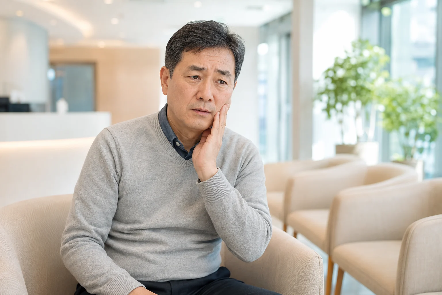 임플란트 2차 수술 붓기 상담과 확인 과정